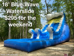 18’ Blue Wave Waterslide