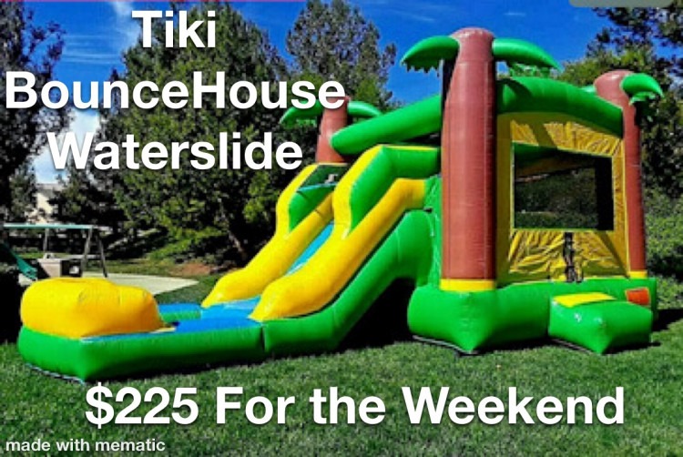 Tiki BounceHouse Waterslide..Click on the photo to see more 