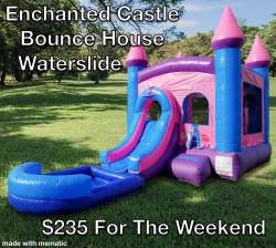 Enchanted Castle BounceHouse Waterslide